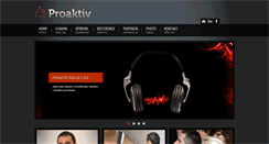 Desktop Screenshot of proaktivbl.com